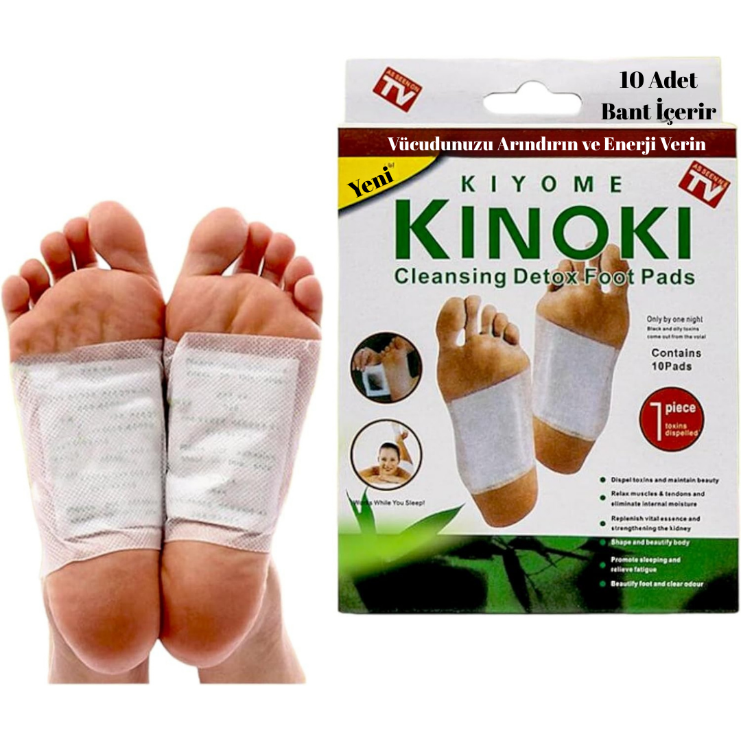 Doğal Detoks Ayak Bandı – Gece Boyu Rahatlatıcı Bakım